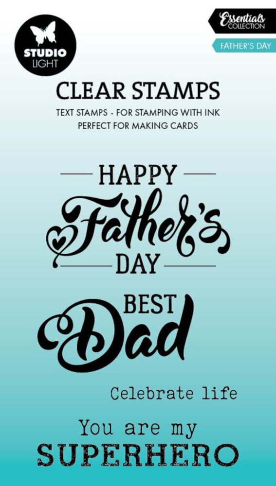 Studio Light Essentials Clear Stamps Father's Day (SL-ES-STAMP669)