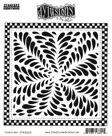 Ranger Dylusions Fernilicous Cling Stamps (DYR10013) Ranger Dylusions Fernilicous Cling Stamps (DYR10013)