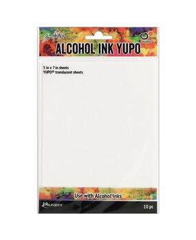 Ranger Alcohol Ink Yupo Paper 5x7 Inch Translucent (10pcs) (TAC49722) Ranger Alcohol Ink Yupo Paper 5x7 Inch Translucent (10pcs) (TAC49722)