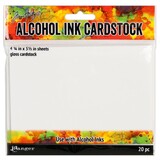 Ranger Alcohol Ink Cardstock 4.5x5.5 Inch Gloss (TAC30027)