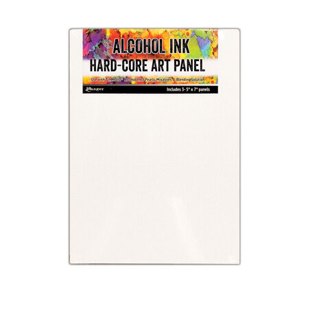 Ranger Alcohol Ink Hard Core Art Panels 5x7 Inch (3pcs) (TAC66903)
