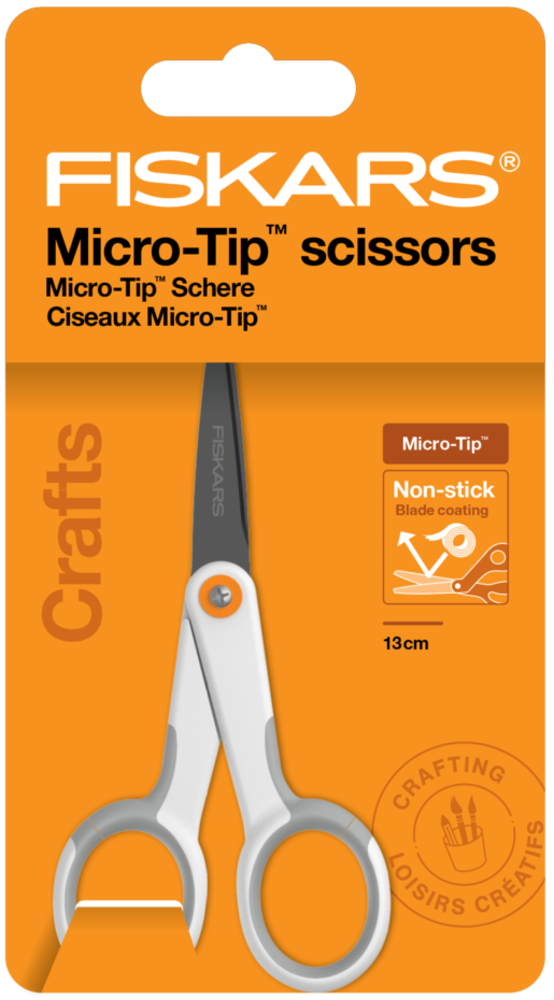 Fiskars Crafts Scissors Micro-Tip Non-stick (13cm) (1070025) Fiskars Crafts Scissors Micro-Tip Non-stick (13cm) (1070025)