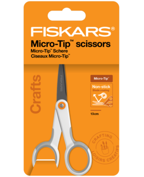 Fiskars Crafts Scissors Micro-Tip Non-stick (13cm) (1070025) Fiskars Crafts Scissors Micro-Tip Non-stick (13cm) (1070025)