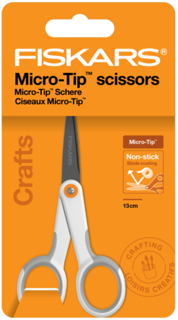 Fiskars Crafts Scissors Micro-Tip Non-stick (13cm) (1070025) Fiskars Crafts Scissors Micro-Tip Non-stick (13cm) (1070025)
