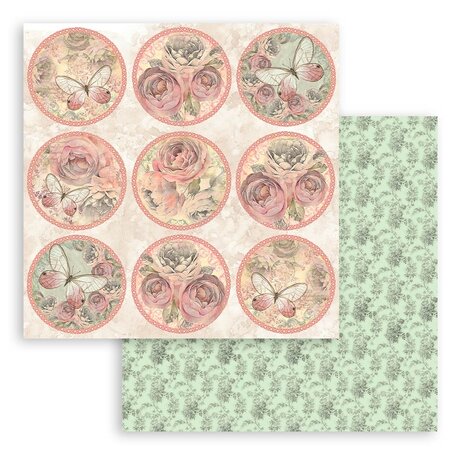 Stamperia Shabby Rose 8x8 Inch Paper Pack (SBBS107) Stamperia Shabby Rose 8x8 Inch Paper Pack (SBBS107)