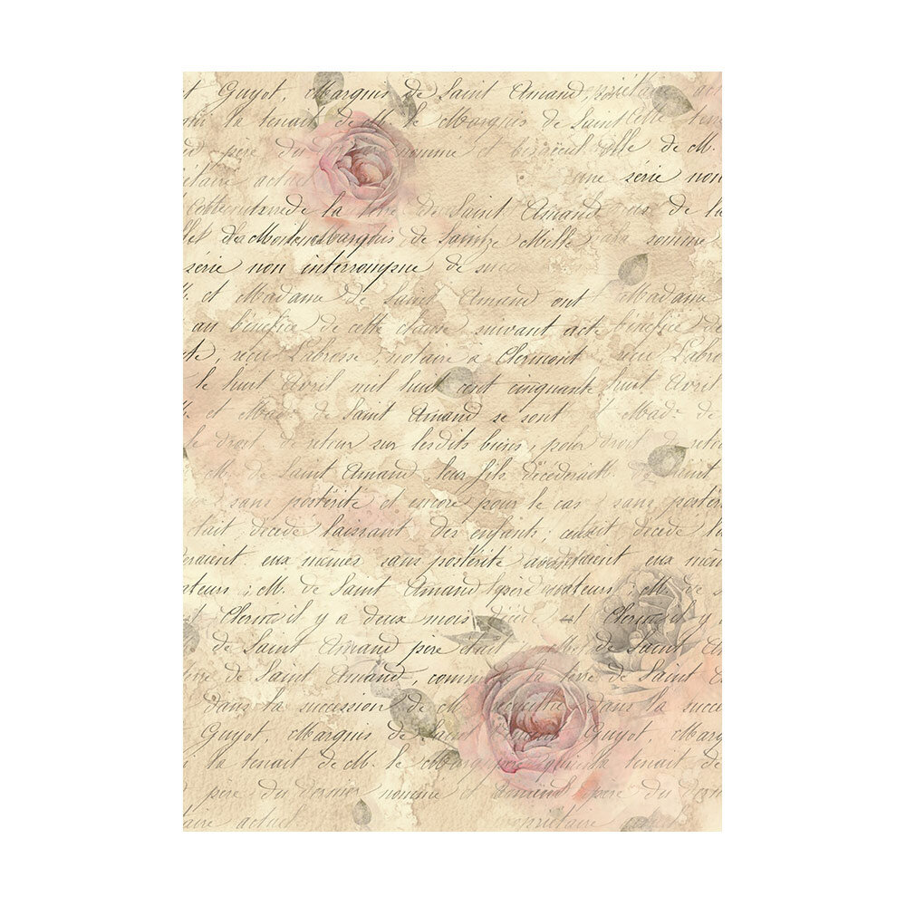 Stamperia Shabby Rose A6 Rice Paper Backgrounds (DFSAK6023) Stamperia Shabby Rose A6 Rice Paper Backgrounds (DFSAK6023)