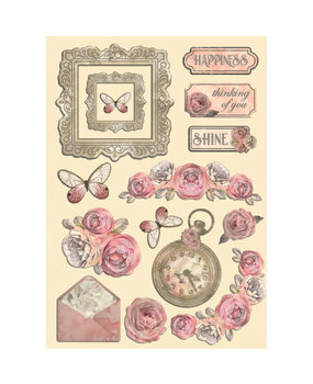 Stamperia Shabby Rose Wooden Shapes A5 (KLSP161)* Stamperia Shabby Rose Wooden Shapes A5 (KLSP161)*
