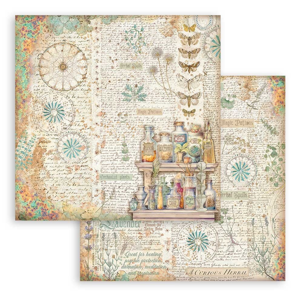 Stamperia Fortune 8x8 Inch Paper Pack (SBBS105) Stamperia Fortune 8x8 Inch Paper Pack (SBBS105)