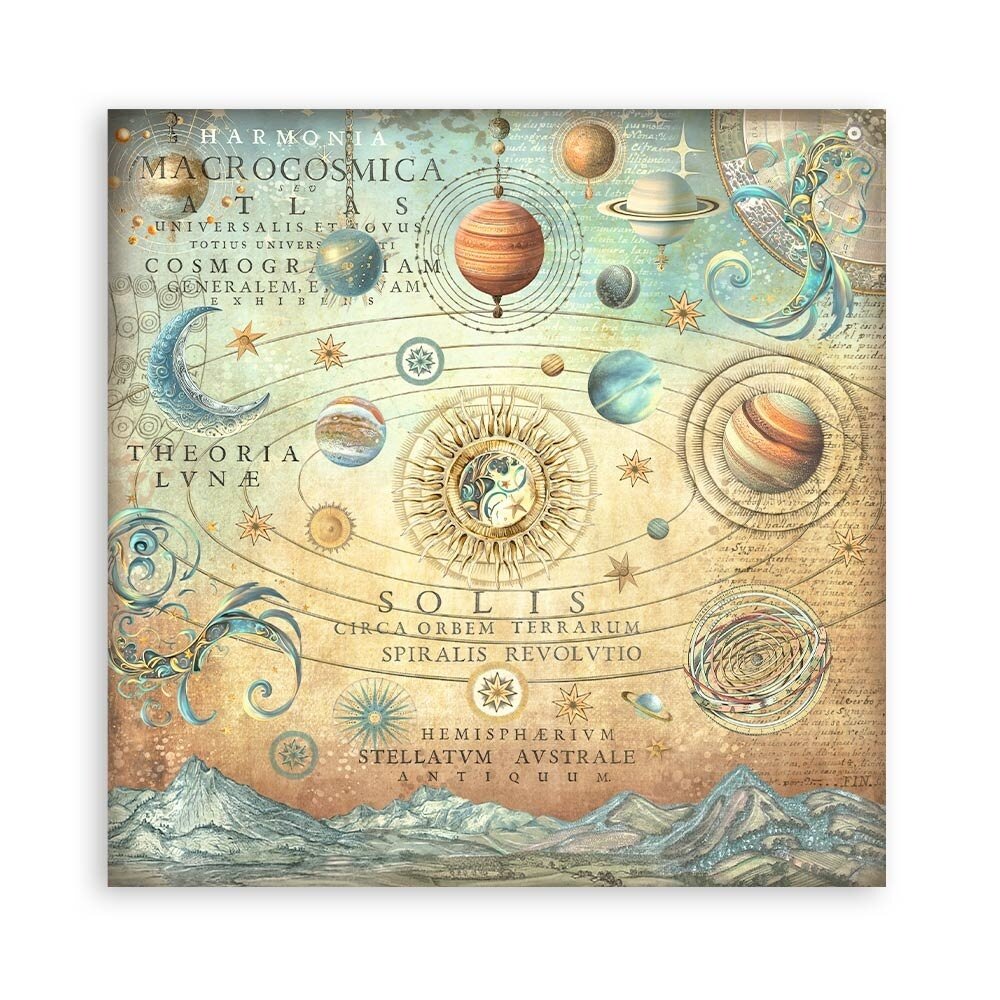 Stamperia Fortune 8x8 Inch Single Face Paper Pack (SBBSXB03)