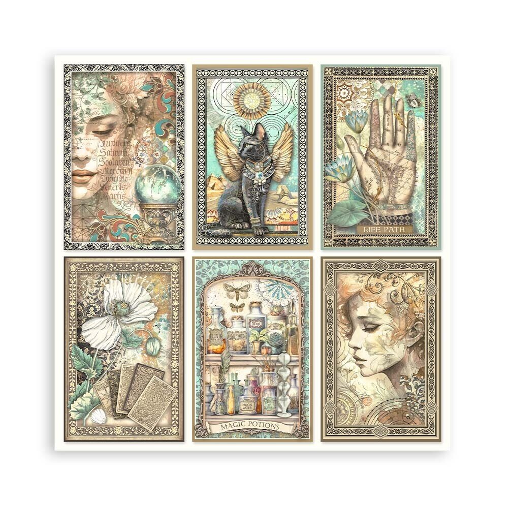 Stamperia Fortune 8x8 Inch Single Face Paper Pack (SBBSXB03)