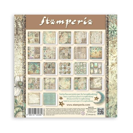 Stamperia Fortune 8x8 Inch Single Face Paper Pack (SBBSXB03)