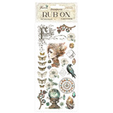 Stamperia Fortune Rub-On 4x8,5 Inch Face (DFLRB88)