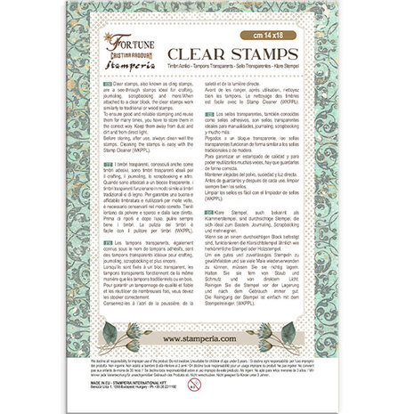 Stamperia Fortune Clear Stamps Elements (WTK193) Stamperia Fortune Clear Stamps Elements (WTK193)