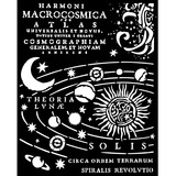 Stamperia Fortune Thick Stencil 20x25cm Constellation (KSTD166)