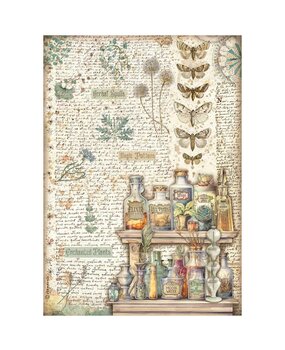 Stamperia Fortune A4 Rice Paper Alchemy (DFSA4872)