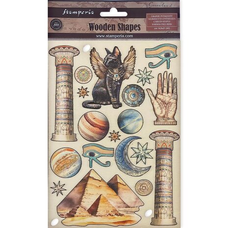 Stamperia Fortune Wooden Shapes A5 (KLSP160) Stamperia Fortune Wooden Shapes A5 (KLSP160)