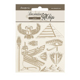 Stamperia Fortune Decorative Chips Egypt Pyramid (SCB222)