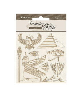 Stamperia Fortune Decorative Chips Egypt Pyramid (SCB222)