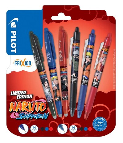Popculture.shop Naruto Shippuden Frixion Pennen Set Popculture.shop Naruto Shippuden Frixion Pennen Set