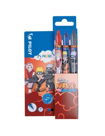 Popculture.shop Naruto Shippuden Frixion Clicker Pennen Set Popculture.shop Naruto Shippuden Frixion Clicker Pennen Set