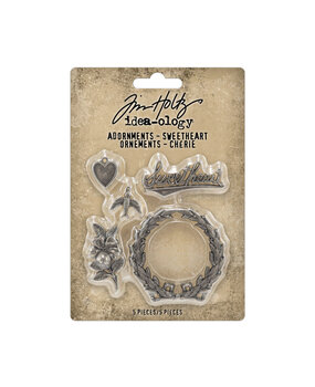 Idea-ology Tim Holtz Adornments Sweetheart (TH94363) Idea-ology Tim Holtz Adornments Sweetheart (TH94363)