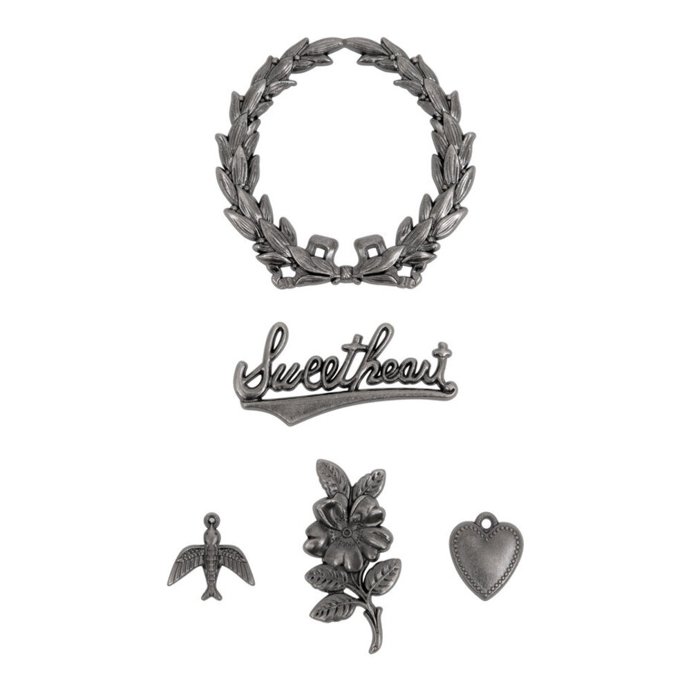 Idea-ology Tim Holtz Adornments Sweetheart (TH94363) Idea-ology Tim Holtz Adornments Sweetheart (TH94363)