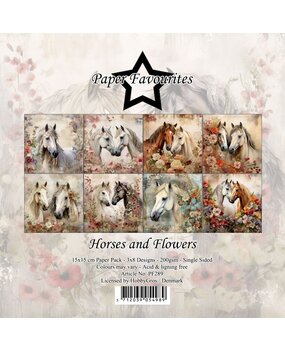 Paper Favourites Horses and Flowers 6x6 Inch Paper Pack (PF289) Paper Favourites Horses and Flowers 6x6 Inch Paper Pack (PF289)