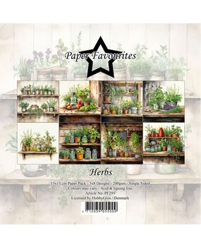 Paper Favourites Herbs 6x6 Inch Paper Pack (PF291)