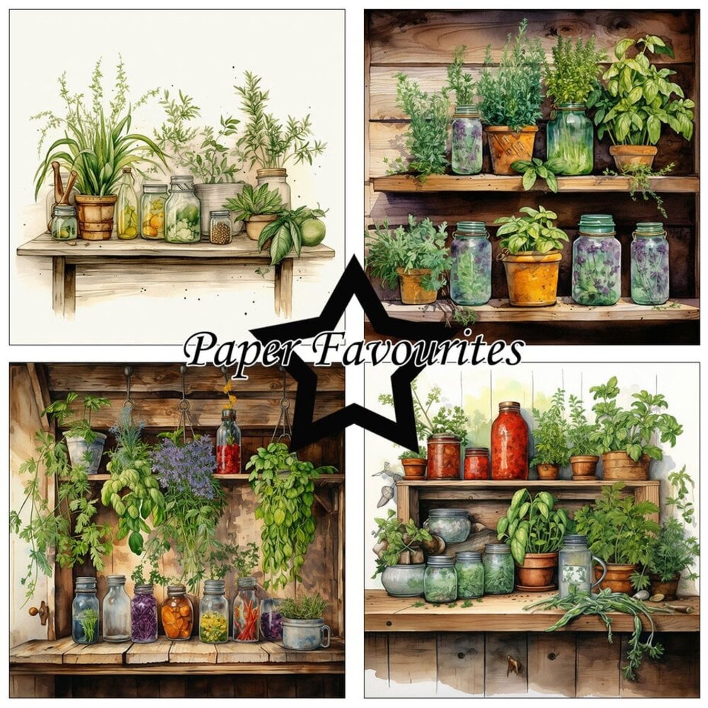 Paper Favourites Herbs 6x6 Inch Paper Pack (PF291)