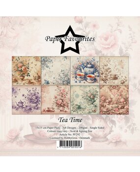 Paper Favourites Tea Time 6x6 Inch Paper Pack (PF292) Paper Favourites Tea Time 6x6 Inch Paper Pack (PF292)