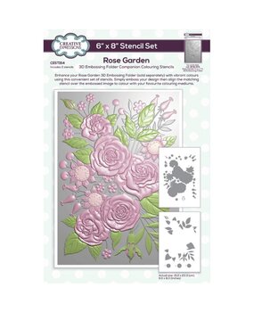 Creative Expressions Companion Colouring Stencil Rose Garden (CEST154)