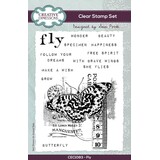 Creative Expressions Sam Poole Clear Stamp A6 Fly (CEC1083)