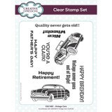 Creative Expressions Clear Stamp A5 Vintage Cars (CEC1087)