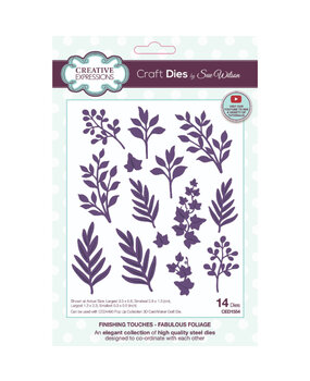 Creative Expressions Sue Wilson Craft Die Finishing Touches Fabulous Foliage (CED1554) Creative Expressions Sue Wilson Craft Die Finishing Touches Fabulous Foliage (CED1554)