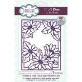 Creative Expressions Sue Wilson Craft Die Frames & Tags Wild Daisy Cover Plate (CED4491)