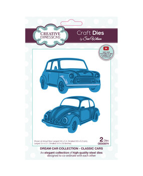 Creative Expressions Sue Wilson Craft Die Classic Cars (CED23074) Creative Expressions Sue Wilson Craft Die Classic Cars (CED23074)