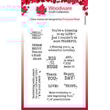 Woodware Postage Stamp Greetings Clear Stamps (FRS1045)