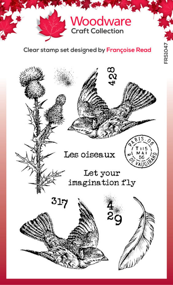 Woodware Flying Birds Clear Stamps (FRS1047)