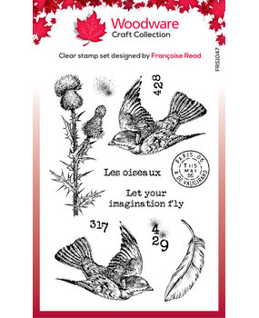 Woodware Flying Birds Clear Stamps (FRS1047)