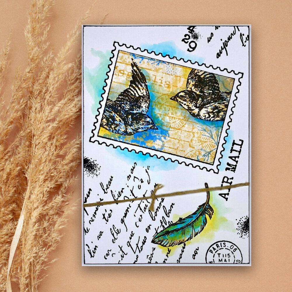 Woodware Flying Birds Clear Stamps (FRS1047)