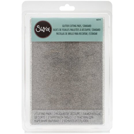Sizzix Standard Cutting Pads Silver Glitter (2pcs) (662141) Sizzix Standard Cutting Pads Silver Glitter (2pcs) (662141)