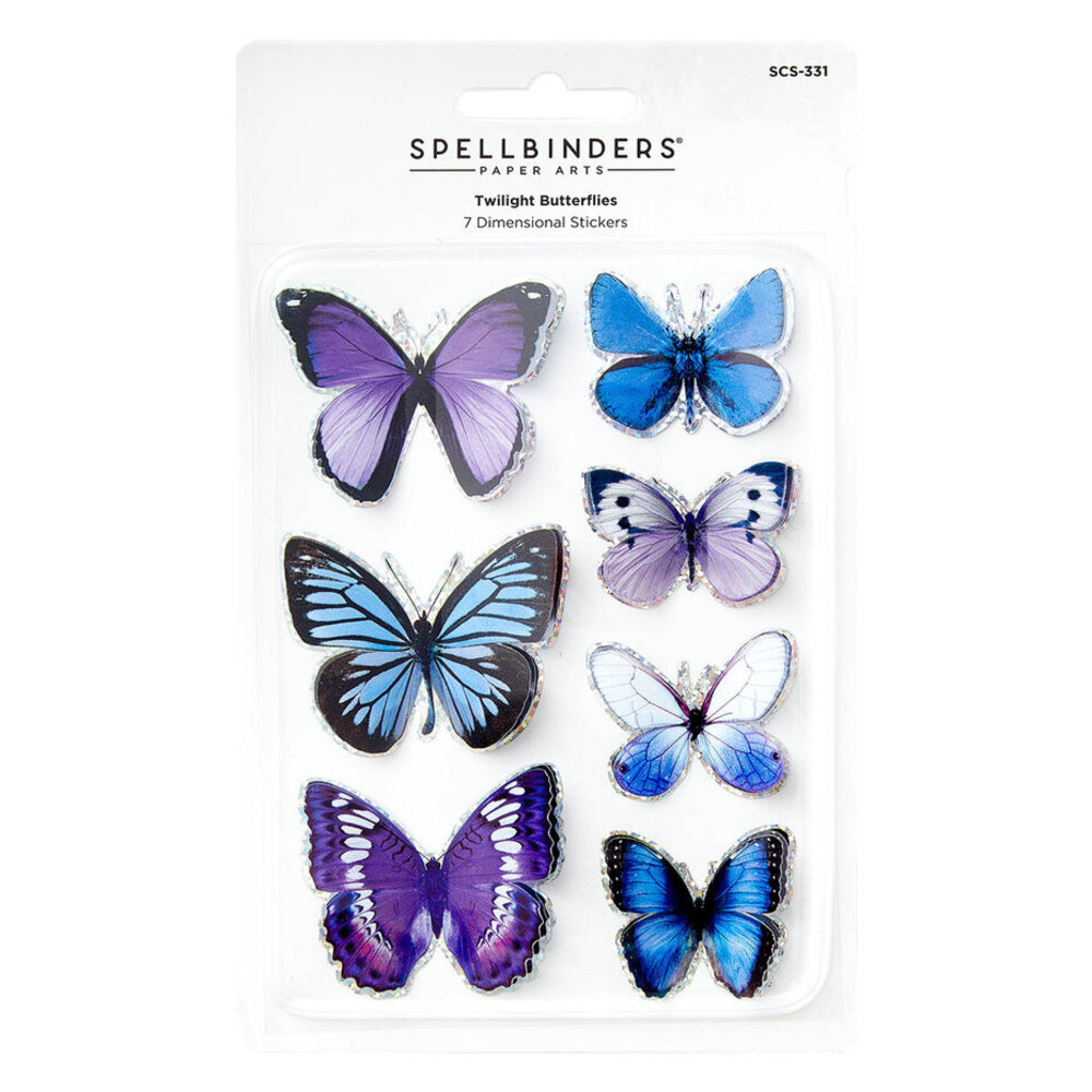 Spellbinders Timeless Twilight Butterflies Stickers (SCS-331) Spellbinders Timeless Twilight Butterflies Stickers (SCS-331)