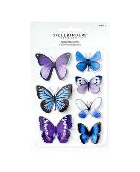 Spellbinders Timeless Twilight Butterflies Stickers (SCS-331) Spellbinders Timeless Twilight Butterflies Stickers (SCS-331)
