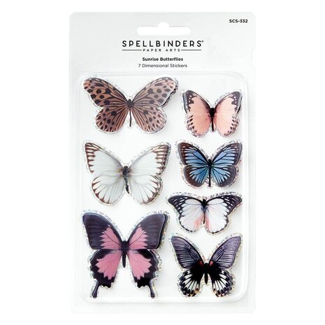 Spellbinders Timeless Sunrise Butterflies Stickers (SCS-332)