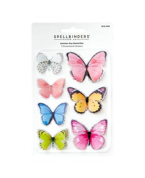 Spellbinders Timeless Summer Day Butterflies Stickers (SCS-346) Spellbinders Timeless Summer Day Butterflies Stickers (SCS-346)