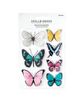 Spellbinders Timeless Misty Morning Butterflies Stickers (SCS-347) Spellbinders Timeless Misty Morning Butterflies Stickers (SCS-347)
