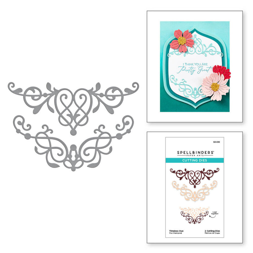 Spellbinders Timeless Duo Dies (S3-510) Spellbinders Timeless Duo Dies (S3-510)