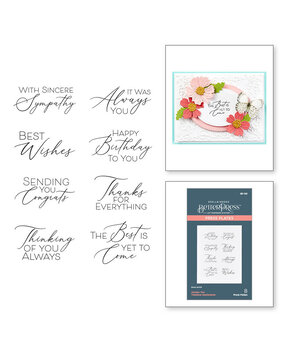 Spellbinders Timeless Sentiments Always You Press Plates (BP-185)