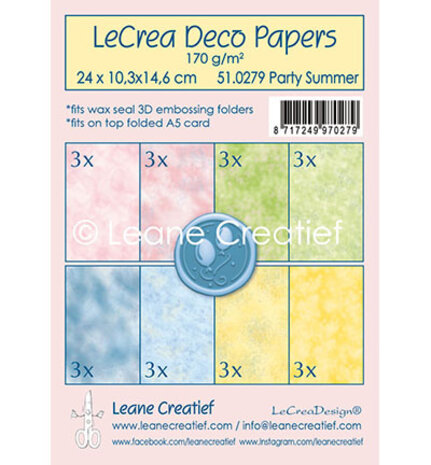 Leane Creatief Deco Papers Party & Summer (510.279) Leane Creatief Deco Papers Party & Summer (510.279)