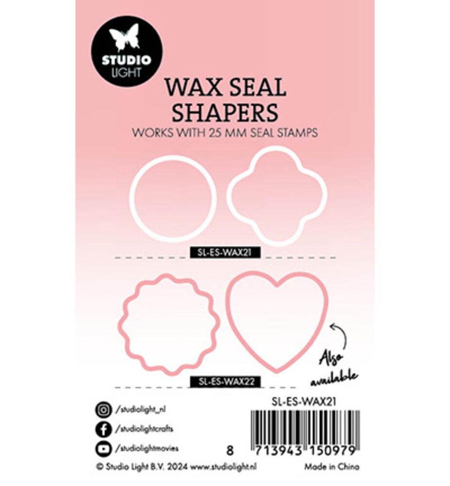 Studio Light Essentials Wax Seal Shapers Round & 4-Sided (SL-ES-WAX21) Studio Light Essentials Wax Seal Shapers Round & 4-Sided (SL-ES-WAX21)